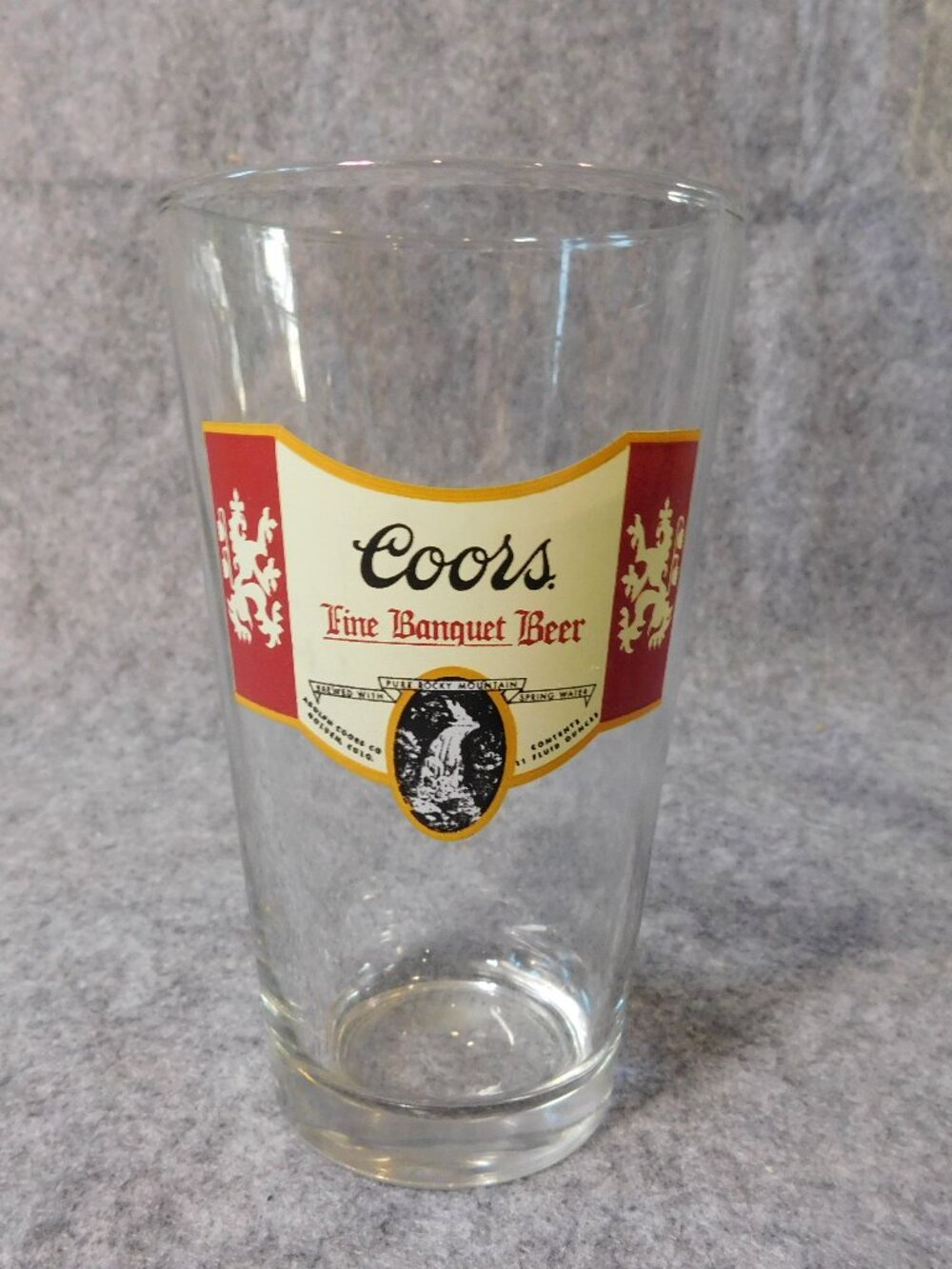 Retro Coors Glass